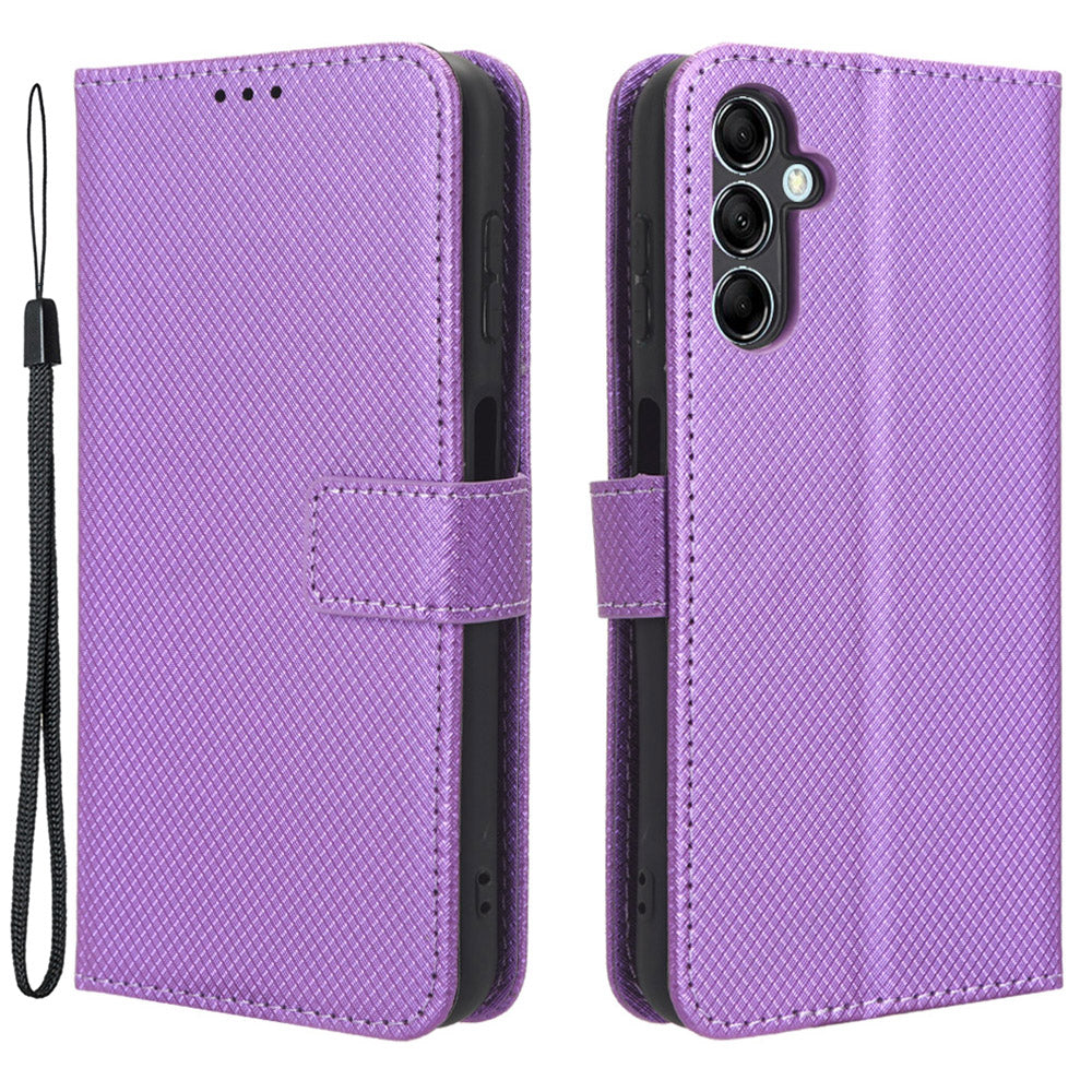 Diamond Texture Leather Case for Samsung Galaxy F34 5G M34 5G Wallet Stand Protective Phone Cover Diamond Texture Leather Case for Samsung Galaxy F34 5G M34 5G Wallet Stand Protective Phone Cover